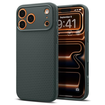 Spigen Liquid Air – Hülle für iPhone 17 Pro Max (Abyss Green)