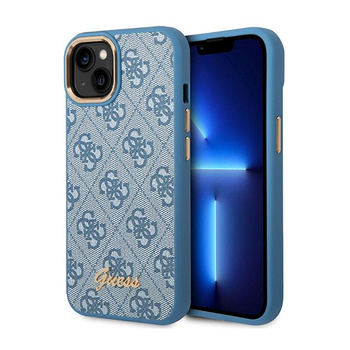 Guess 4G Metal Camera Outline Case - pouzdro pro iPhone 14 (modré)