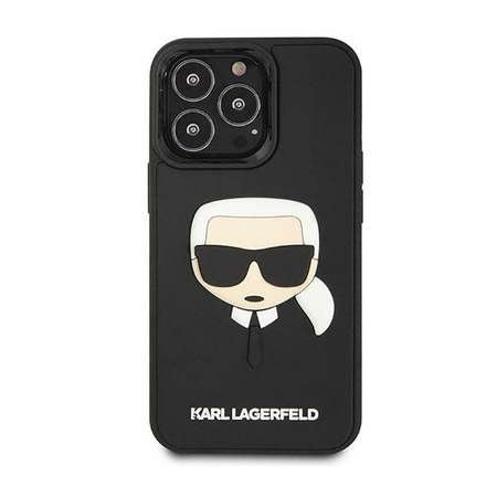 Karl Lagerfeld 3D Rubber Karl`s Head - Etui iPhone 14 Pro Max (czarny)