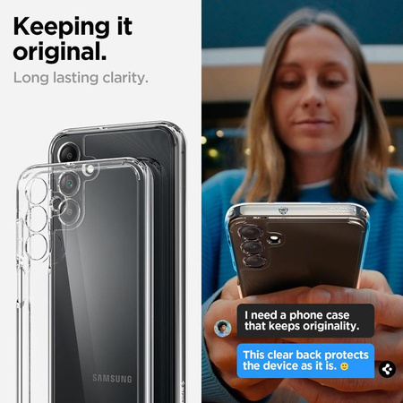 Spigen Ultra Hybrid - Gehäuse für Samsung Galaxy A15 4G/5G (Transparent)