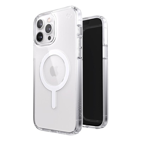 Speck Presidio Perfect-Clear + MagSafe – Etui iPhone 13 Pro Max / 12 Pro Max z powłoką MICROBAN (Clear)