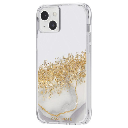 Case-Mate Karat - pouzdro pro iPhone 14 Plus zdobené zlatem (Marble)