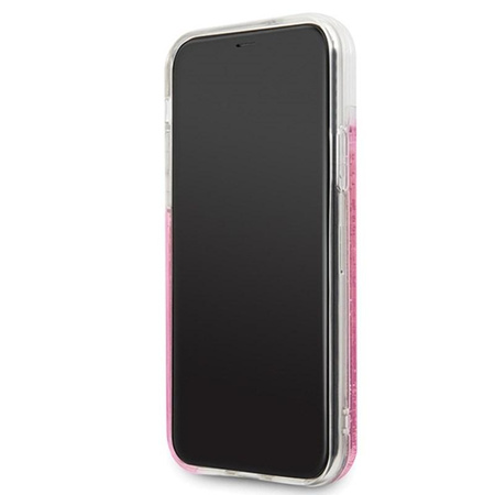Karl Lagerfeld Glitter Liquid Floatting Charms - Etui iPhone 11 Pro (Pink Floatting Charms)
