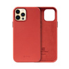 Crong Essential Cover - iPhone 12 Pro Max Faux Leather Case (Red)