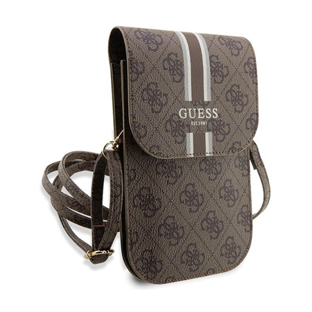 Guess 4G Stripes - Crossbody telefontáska (barna)