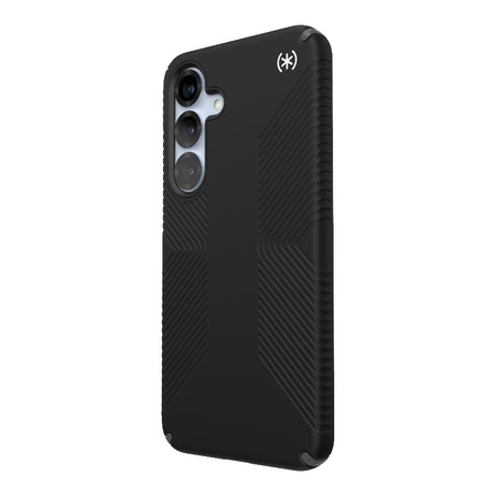 Speck Presidio2 Grip - Samsung Galaxy S25+ / 24+ Case (Black/Slate Grey/White)