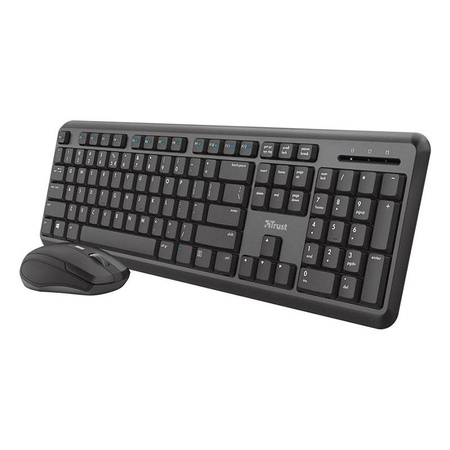 Trust TKM-350 - Kabelloses Tastatur- und Mausset (Schwarz)