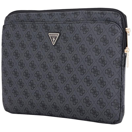 Guess 4G Zipper Pocket Triangle Logo Sleeve - 14" Notebooktasche (schwarz)