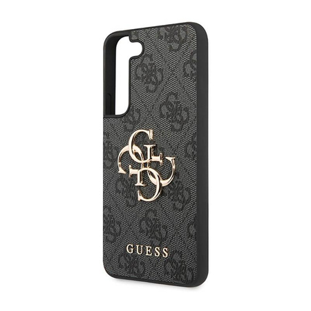 Guess 4G Big Metal Logo - pouzdro pro Samsung Galaxy S23 (šedé)