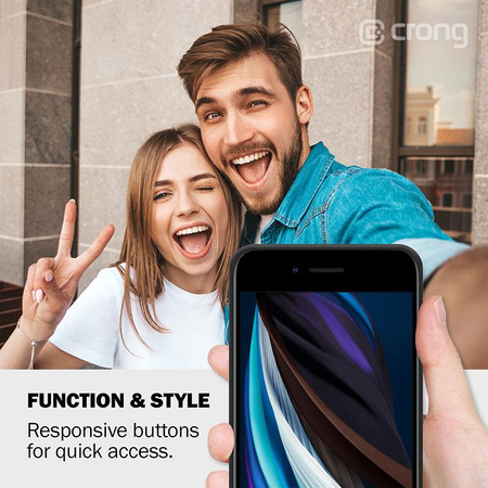 Crong Color Cover - tok iPhone SE (2022/2020) / 8 / 7 (homokrózsaszín)