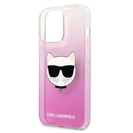 Karl Lagerfeld Choupette Head - Coque iPhone 13 Pro (rose)