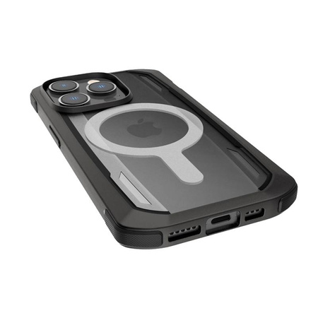 X-Doria Raptic Secure MagSafe - Étui biodégradable pour iPhone 14 Pro (Testé en chute de 4m) (Noir)