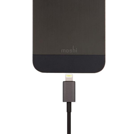 Moshi Apple USB csatlakozókábel Lightning MFi csatlakozó (grafit)