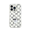 Karl Lagerfeld Monogram Choupette - pouzdro pro iPhone 15 Pro (průhledné)