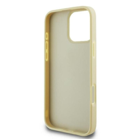 Guess Fixed Glitter Big 4G - Hülle für iPhone 16 Pro (gold)