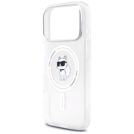 Karl Lagerfeld IML Choupette MagSafe - Hülle für iPhone 17 Pro (transparent)