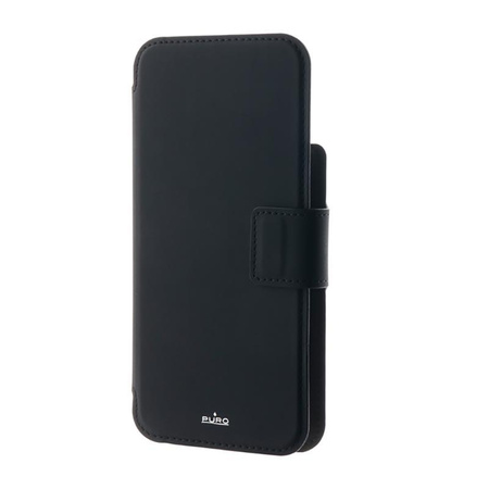 PURO Folio MagSafe Case - Case for iPhone 15 Plus / 14 Plus / 12 Pro Max (black)
