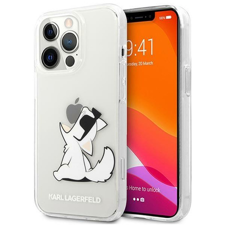 Karl Lagerfeld Choupette Fun Sunglasses - Etui iPhone 14 Pro Max (Transparent)