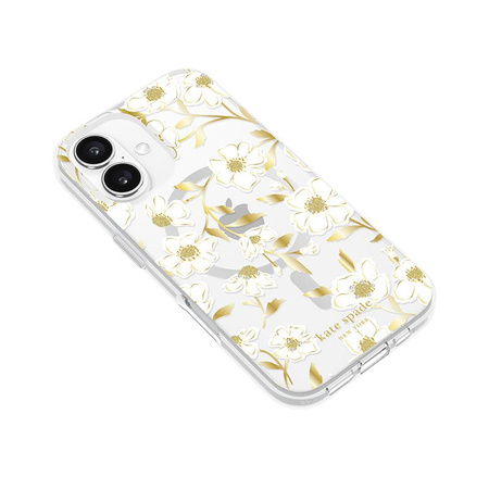 Kate Spade New York Protective Gems MagSafe - étui pour iPhone 16 (Sunshine Floral)