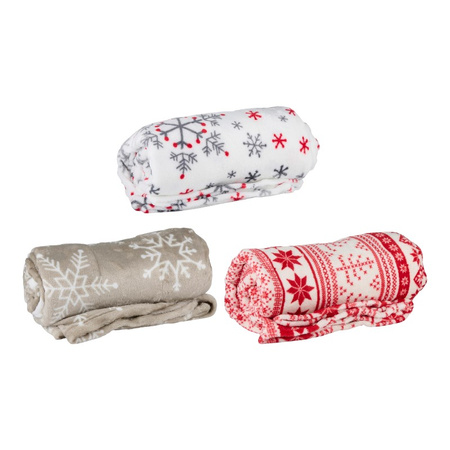 Arti Casa - Flannel Christmas Blanket 150x200 cm (White)