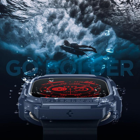 Spigen Rugged Armor - Case for Apple Watch Ultra 1/2 49 mm (Navy Blue)