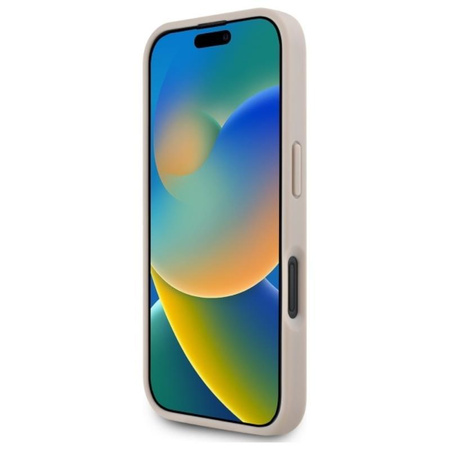 Karl Lagerfeld Hot Stamp MagSafe - Hülle für iPhone 16 (rosa)