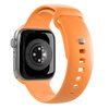 PURO ICON - Elastický řemínek pro Apple Watch 42/44/45/49 mm (S/M a M/L) (Meruňková)