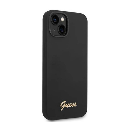 Guess Silicone Vintage - Case for iPhone 14 (black)