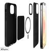 PURO SKYMAG - Pouzdro iPhone 12 / iPhone 12 Pro pro MagSafe (černé)