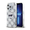 Karl Lagerfeld IML Choupette Head & Monogram - Coque iPhone 15 Pro (Transparente)