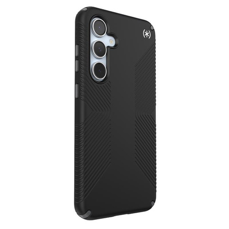 Speck Presidio2 Grip - Étui Samsung Galaxy S24 FE (Noir/Gris ardoise/Blanc)