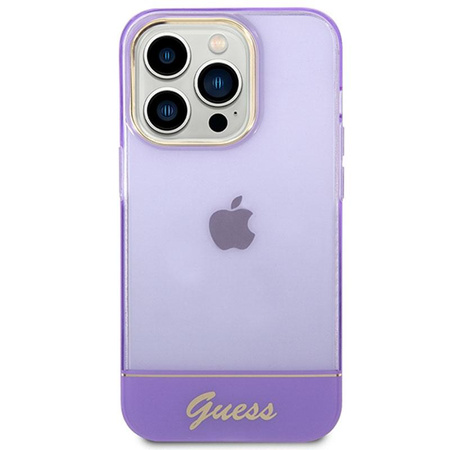 Guess Translucent - iPhone 14 Pro Max Tasche (lila)