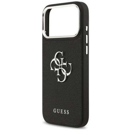 ETUI DO IPHONE 17 PRO MAX GUESS CZARNE ORYGINALNE SKÓRZANE ELEGANCKIE CASE