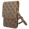 Guess Wallet 4G Triangle Logo Phone Bag - Sacoche pour smartphone et accessoires (marron)