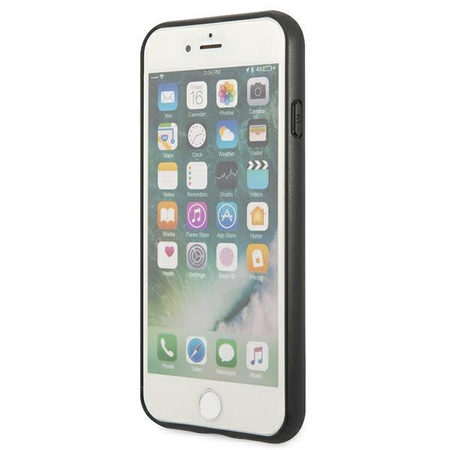 Guess 4G Metal Gold Logo - Coque iPhone SE 2022 / SE 2020 / 8 / 7 (marron)