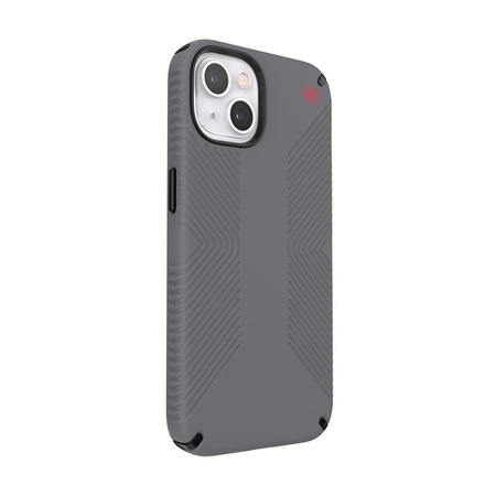 Speck Presidio2 Grip - Étui antidérapant pour iPhone 13 (Gris graphite/Noir)
