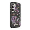 Guess Flower Collection - Étui pour Samsung Galaxy S23 (noir)