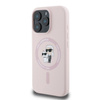 Karl Lagerfeld Silicone Karl & Choupette Ring MagSafe - iPhone 16 Pro Max Case (pink)