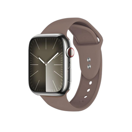 Crong Liquid - Řemínek pro Apple Watch 38/40/41/42 mm (hnědý)