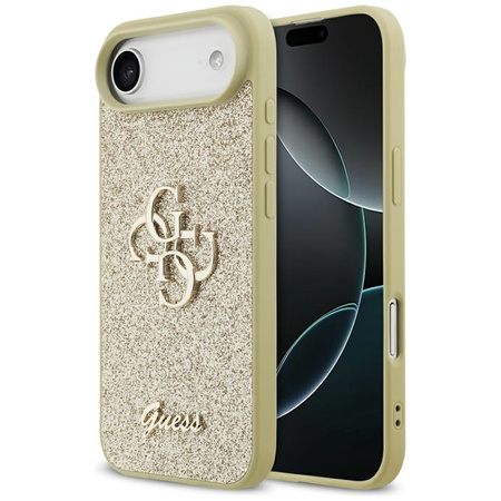 ETUI DO IPHONE AIR GUESS ORYGINALNE ZŁOTE BROKATOWE ELEGANCKIE MODNE CASE