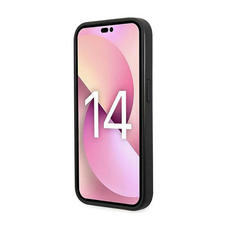 Karl Lagerfeld Glitter Flakes Ikonik - Etui iPhone 14 Pro Max (czarny)