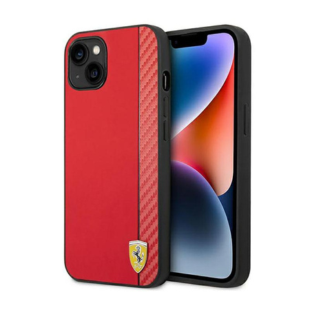 Ferrari Carbon - iPhone 14 Case (Red)