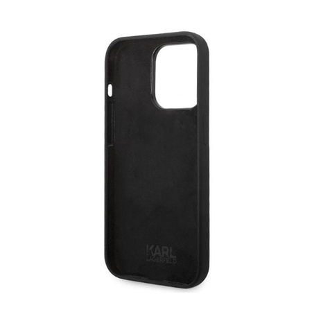 Karl Lagerfeld Silicone NFT Ikonik - iPhone 14 Pro Max Case (black)