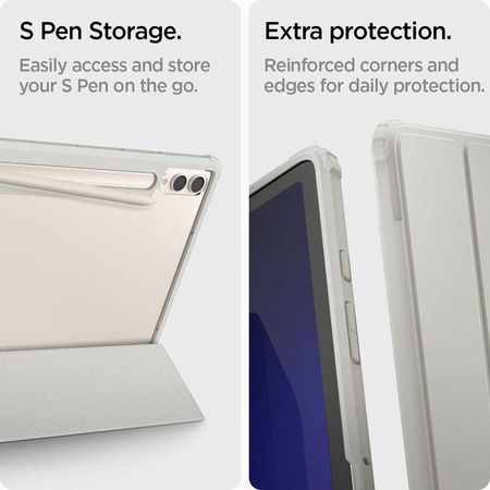 Spigen Ultra Hybrid Pro - pouzdro pro Samsung Galaxy Tab S9+ 12.4"(Šedá)