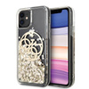 Guess Liquid Glitter Circle Logo - iPhone 11 Case (Gold)