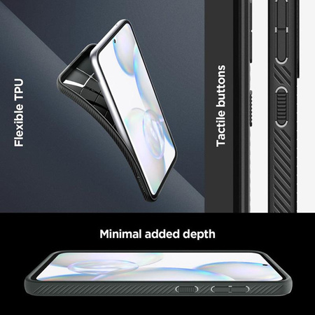 Spigen Liquid Air - Gehäuse für Samsung Galaxy S23 FE (Mattschwarz)