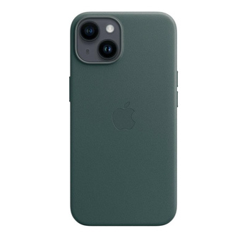 Apple Leather Case - Bőr tok MagSafe-rel iPhone 14 készülékhez (erdőzöld)