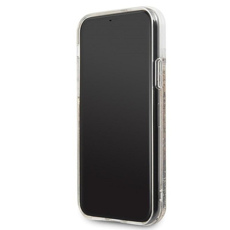 Karl Lagerfeld Glitter Liquid Floatting Charms - Etui iPhone 11 (Gold Floatting Charms)