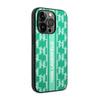 Karl Lagerfeld Monogram Stripe - iPhone 14 Pro Max tok (zöld)