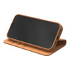 Moshi Overture MagSafe - Leather 3-in-1 flip case for iPhone 16 Pro (Caramel Brown)